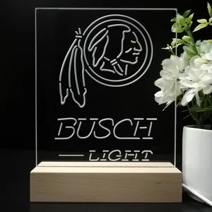 Washington Football Team Busch Light LED Desk Light