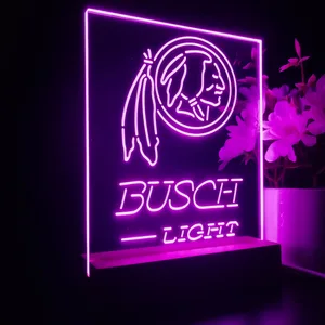 Washington Football Team Busch Light LED Desk Light