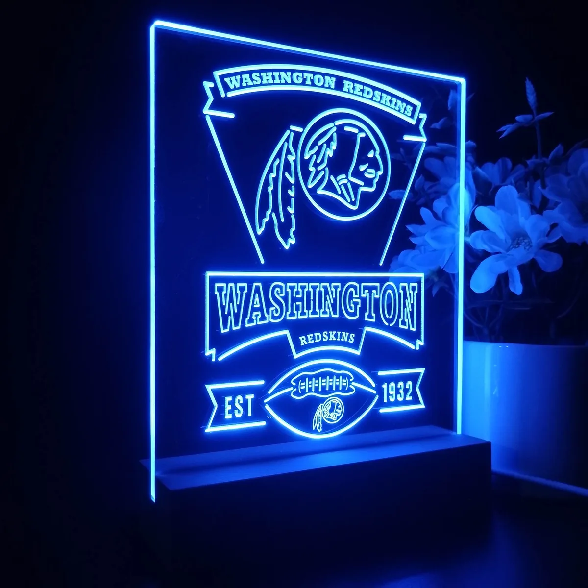 Washington Football Team EST 1932 LED Desk Light