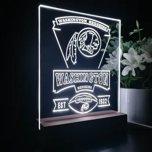 Washington Football Team EST 1932 LED Desk Light