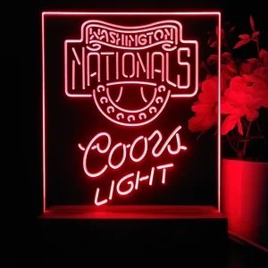 Washington Nationals Coors Light LED Desk Light - Legacy Edition