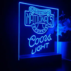 Washington Nationals Coors Light LED Desk Light - Legacy Edition