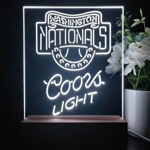 Washington Nationals Coors Light LED Desk Light - Legacy Edition