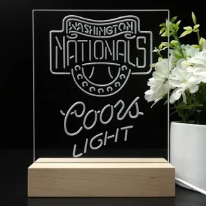 Washington Nationals Coors Light LED Desk Light - Legacy Edition