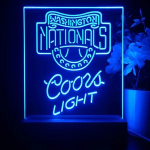 Washington Nationals Coors Light LED Desk Light - Legacy Edition