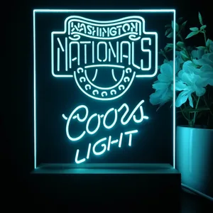 Washington Nationals Coors Light LED Desk Light - Legacy Edition