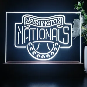 Washington Nationals Logo 1 LED Desk Light - Legacy Edition
