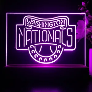 Washington Nationals Logo 1 LED Desk Light - Legacy Edition