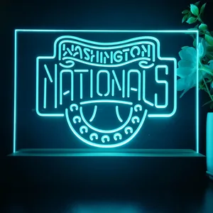 Washington Nationals Logo 1 LED Desk Light - Legacy Edition