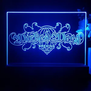 Wicked Weed Brewing Banner LED Desk Light