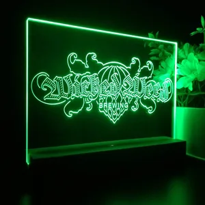 Wicked Weed Brewing Banner LED Desk Light