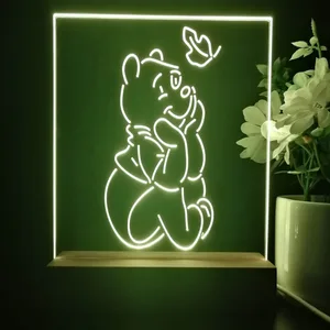 Winnie The Pooh Leaf LED Desk Light