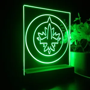 Winnipeg Jets Logo 1 LED Desk Light