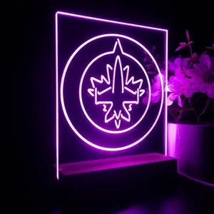Winnipeg Jets Logo 1 LED Desk Light