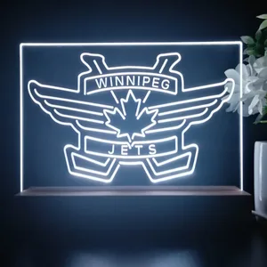 Winnipeg Jets Logo 2 LED Desk Light - Legacy Edition