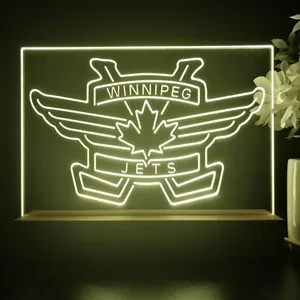 Winnipeg Jets Logo 2 LED Desk Light - Legacy Edition