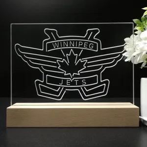 Winnipeg Jets Logo 2 LED Desk Light - Legacy Edition