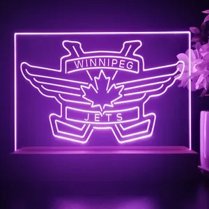 Winnipeg Jets Logo 2 LED Desk Light - Legacy Edition