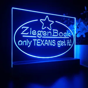 Ziegenbock Only Texans Get it LED Desk Light