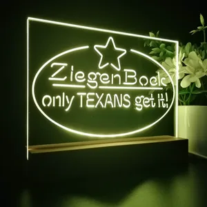 Ziegenbock Only Texans Get it LED Desk Light