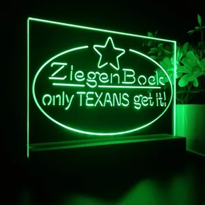 Ziegenbock Only Texans Get it LED Desk Light
