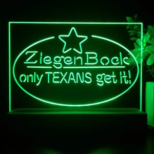 Ziegenbock Only Texans Get it LED Desk Light