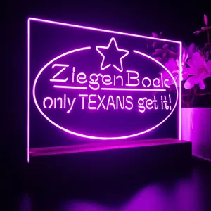 Ziegenbock Only Texans Get it LED Desk Light