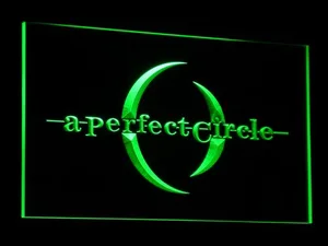 A Perfect Circle LED Neon Sign