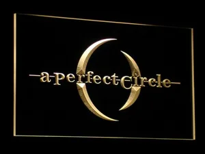 A Perfect Circle LED Neon Sign