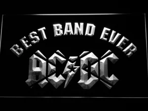 AC/DC Star Best Band Ever LED Neon Sign