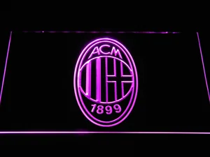 AC Milan Crest LED Neon Sign