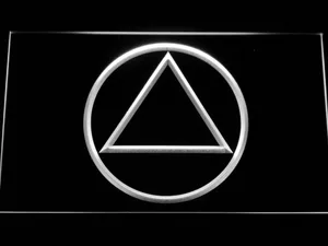 Alcoholics Anonymous LED Neon Sign