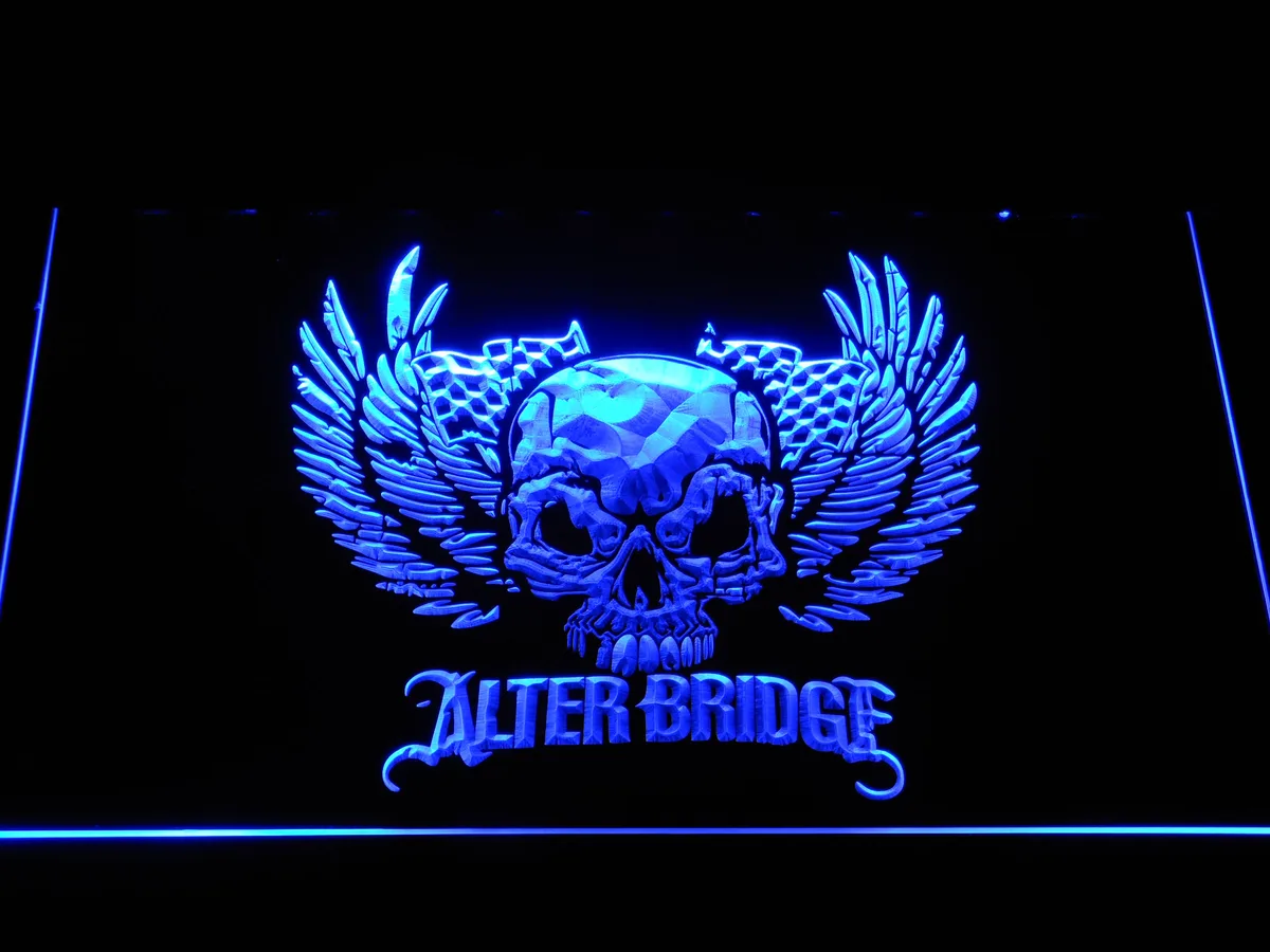 Alter Bridge Skull LED Neon Sign