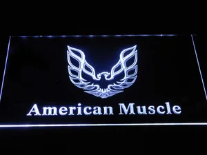 American Muscle Eagle Logo LED Neon Sign