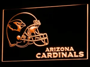 Arizona Cardinals Helmet LED Neon Sign