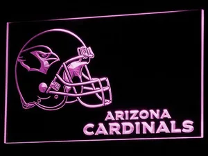 Arizona Cardinals Helmet LED Neon Sign