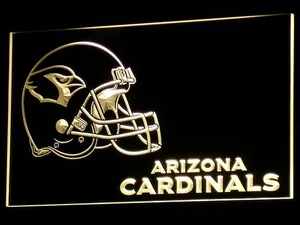 Arizona Cardinals Helmet LED Neon Sign