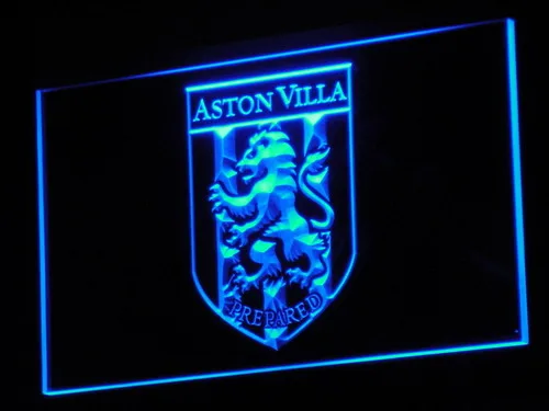 Aston Villa FC 2000-2007 Logo LED Neon Sign - Legacy Edition