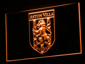 Aston Villa FC 2000-2007 Logo LED Neon Sign - Legacy Edition