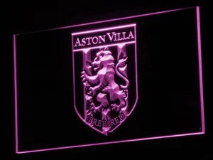 Aston Villa FC 2000-2007 Logo LED Neon Sign - Legacy Edition
