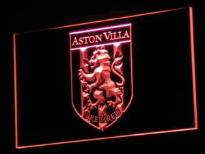 Aston Villa FC 2000-2007 Logo LED Neon Sign - Legacy Edition