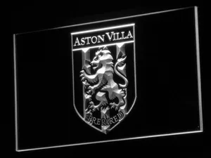 Aston Villa FC 2000-2007 Logo LED Neon Sign - Legacy Edition