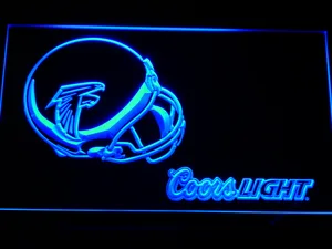 Atlanta Falcons Coors Light Helmet LED Neon Sign