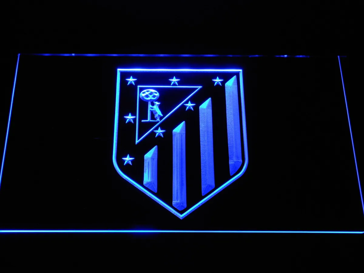 Atletico Madrid Crest LED Neon Sign