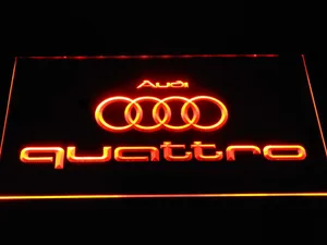 Audi Quattro LED Neon Sign