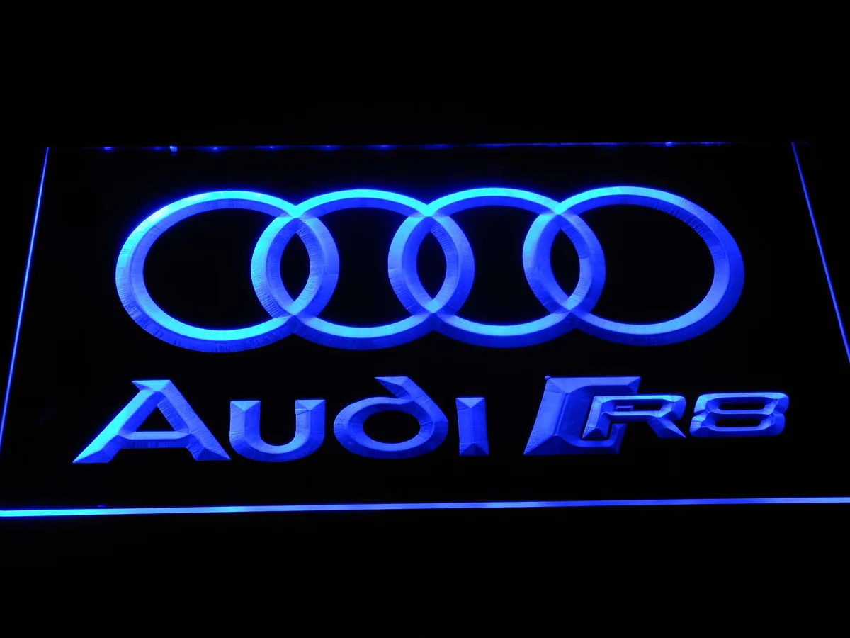 Audi R8 Logo LED Neon Sign