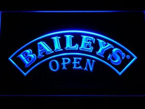 Baileys Open LED Neon Sign