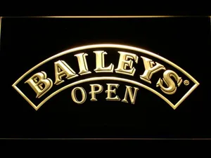 Baileys Open LED Neon Sign