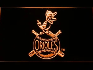 Baltimore Orioles 1954-1965 LED Neon Sign - Legacy Edition