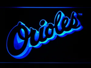 Baltimore Orioles 1995-1997 Text LED Neon Sign - Legacy Edition